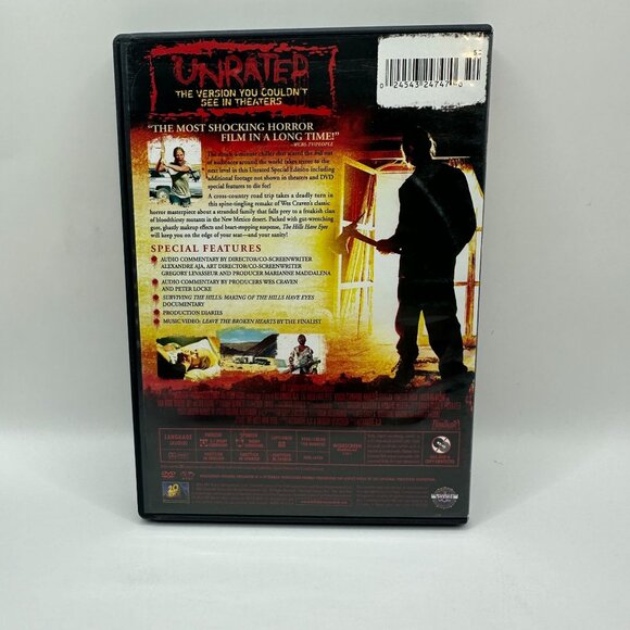 The Hills Have Eyes Unrated DVD Horror Film Alexandre Aja Fox Anchor Bay - Picture 3 of 4